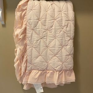 New Pottery Barn Baby Blanket in Blush